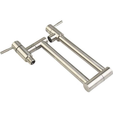 Robinet de Cuisine remplisseur de Pot Pliable en Laiton Mur Monté Cuisine Robinet Pot Remplissage Robinet Pivotant Pliant Rétractable Rotatif Stretch Bassin Robinet Évier Robinet (1/5)