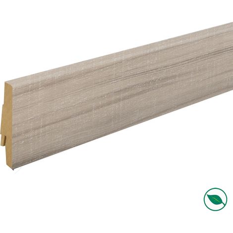 Pack 5 Plinthes décoratives 8222 chêne rude 2400 x 70 x 19 mm.PEFC 70% (1/4)