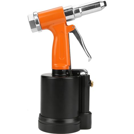 Jeu de riveteuses pneumatiques industrielles 3,2–6,4 mm, orange/noir (1/5)