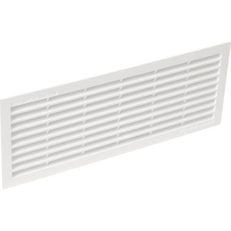 Nicoll – Grille rectangulaire moustiquaire 200 cm² – Ventilation intérieure – Pose à visser ou coller – Résistance mécanique