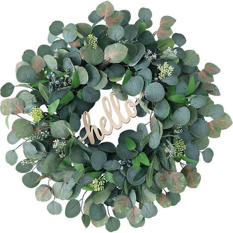 Couronne artificielle de baies polyvalente pour décoration murale saisonnière, ornement mural pour maison, guirlande décorative multicolore, décoration intérieure automne hiver. (1/4)