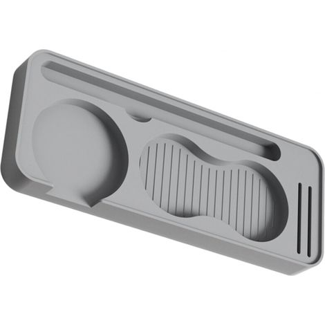 Base de silicona resistente para cafetera de émbolo, accesorios - Gris (1/5)