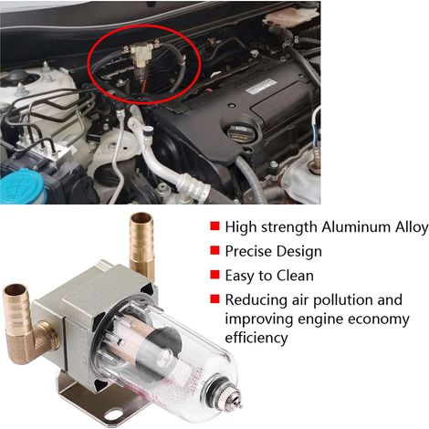 Universeller Motorölabscheider, Ölfilter für Civic Acura, Autozubehör. (1/5)