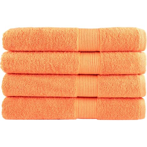 Étui à main Premium SOLUND 4 pcs. Orange 100x200 cm 600 g/m²