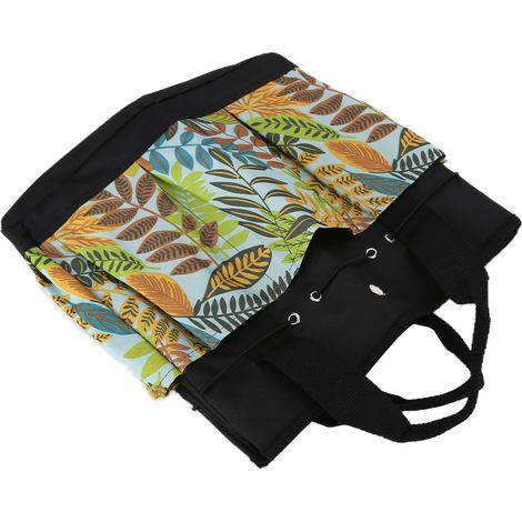Sac à outils de jardin à motif floral, sac fourre-tout multifonctionnel et portable avec poches (1/5)