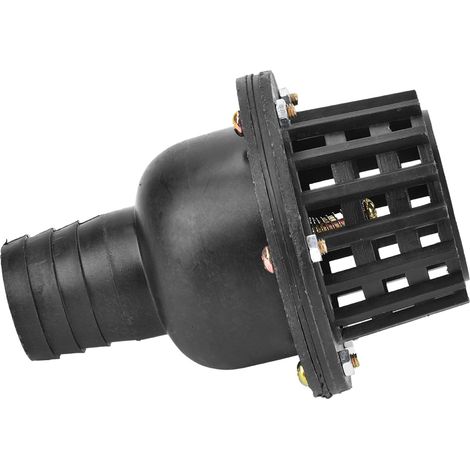 Pompe à Pied Clapet Noir PVC Haute Efficacité Anti-Retour Plat Pression Faible pour Machine Hydraulique (DN40) (1/5)