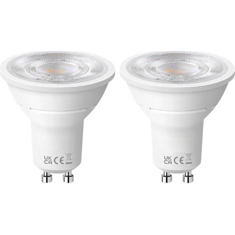Ampoules LED GU10 6W (équivalent 48W, 510 lm) HCT STYLE – 4000K Blanc Neutre, Non-Dimmable – Lot de 2 (1/5)