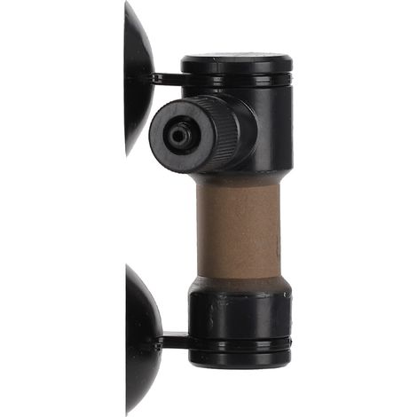 Accessoire simple pour aquarium : atomiseur de CO2, raffineur de dioxyde de carbone en plastique noir, tube en céramique de précision. (1/5)