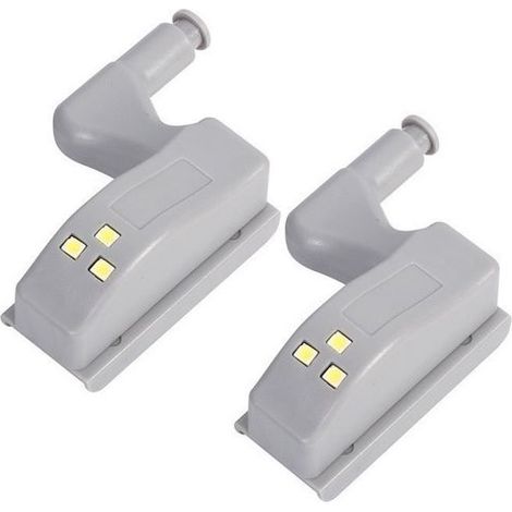 LED-Sensorleuchte für Schranktüren, Küchenschränke und andere Haushaltsmöbel (1 Stück, weißes Licht) (1/5)
