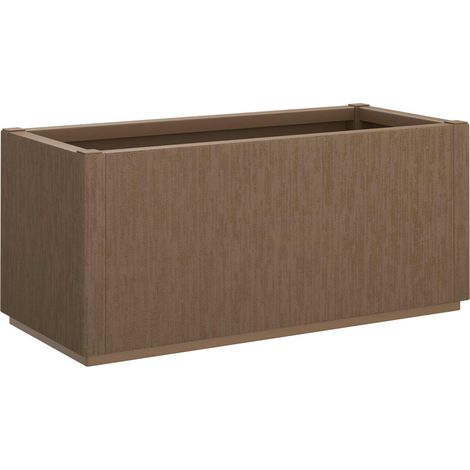 vidaXL Garden Flower Box Brown 80 x 36 x 35 cm PP (1/4)