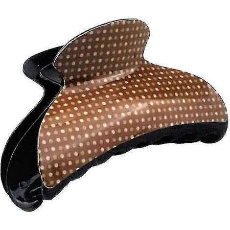 Große Haarklammern für Damen, Duschzubehör-Coffee Dots (1/5)