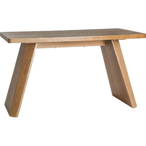 Bureau nordique bois clair design épuré pour espace de travail - Bois naturel clair chaleureux (1/5)