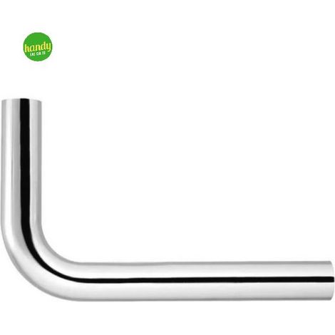 Tubo canotto curvo a 90 in ottone cromato Ambra Water