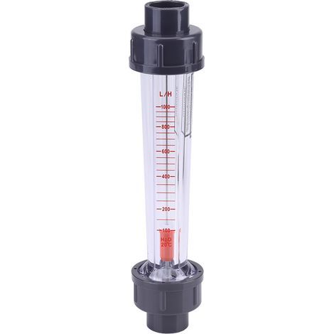 Plastic Tube Type 100‑1000L/H Water Flow Meter Flowmeter LZS‑15D (1/5)