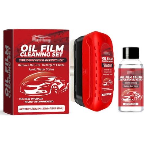 Traitement hydrofuge pour vitres avec recharge de nettoyant pour film gras pour pare-brise (1/4)