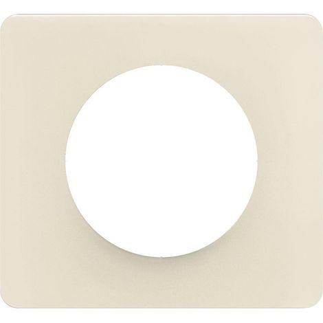 Plato Céliane, LEGRAND, blanco almendra LEGRAND (1/2)