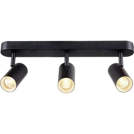 Spot monté en surface Noblo noir 3 lumières 2700K - 1008720