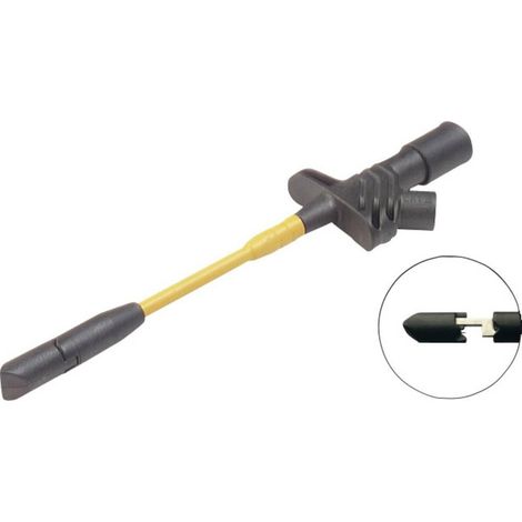 Sks-Hirschmann KLEPS 2700 pinza de toma negra acero inoxidable