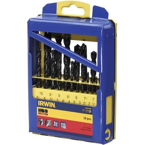Coffret de 19 forets à métaux HSS PRO de 1 à 10 mm - I-10502500 (1/2)