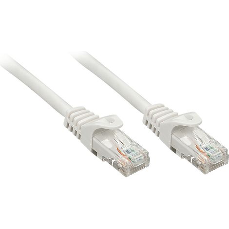 LINDY 48162 RJ45 Patchkabel CAT 6 U/UTP 1.00 m Grau 1 St.