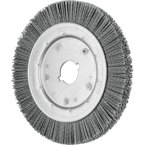 PFERD TOOLS Rundbürste schmal ungezopft RBU Ø200x16xvariable Bohrung SiC-Filament-Ø0,90 Korn 180 2 Stk