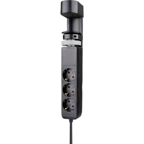 Neomounts DS22-840BL6 multipresa nera con porte USB (1/5)
