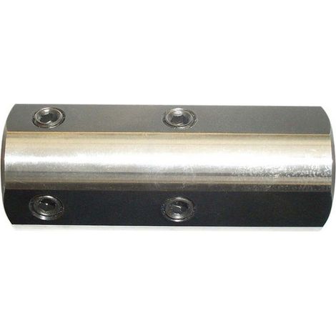 Manguito de reducción, cilíndrico, Ø exterior : 32 mm, Ø de escariado 10 mm, Largo total 70 mm