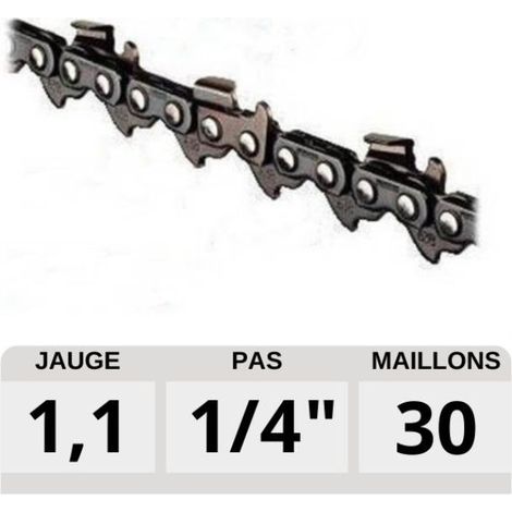 Chaine tronçonneuse SNK 1/4" 043 30 dents élagueuse Forestal (1/2)