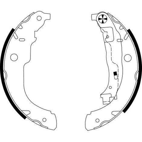 Jeu de mâchoires de frein Textar 91067200 CITROËN 4241N3