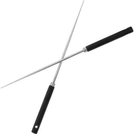 Baguettes en Acier Inoxydable 210 Mm Pointe Fine Matériau Inoxydable Antidérapantes Vaisselle Pratique pour Repas Japonerie Set (1/5)