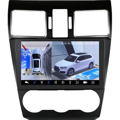 Autoradio, Fonctionnalités Multimédia, Système de Navigation, Compatible avec Subaru Forester / WRX/STI / XV Crosstrek / Impreza (2015-2018), QS8PNC avec caméra 360 (1/2)