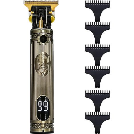 Tondeuse Cheveux Hommes, Tondeuse Barbe Homme T Zéro écart Avec écran LED De Finition Barbier Professionnel Rasoir Homme Rasoir Electriques Cheveux Cadeau (1/5)
