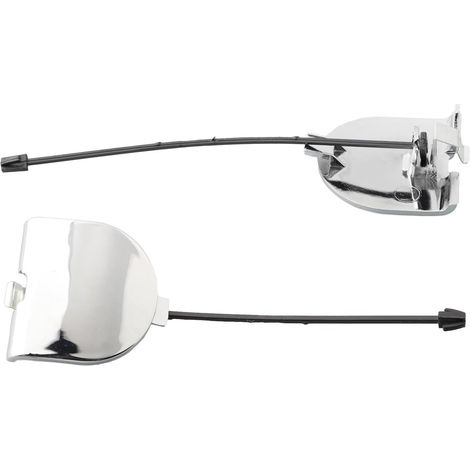 Cache œillet de remorquage pour pare-chocs arrière compatible avec Fiat 500 2007-2012, finition chromée OEM 735455393, accessoire de rechange direct pour crochet de remorquage protection et style (1/5)