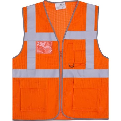 Gilet haute visibilité SAFARI AIR orange - 3XL - T2S