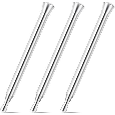 Sollbry Soufflet de Poche Tube à Feu Télescopique Tube de Feu en Acier Inoxyable pour Camping Extérieur Cuisine Barbecue 3 Pièces (1/5)