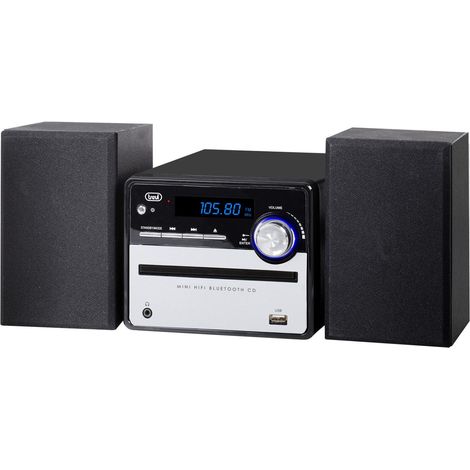 Trevi HCX 10F6 Mini Impianto Audio Domestico 20 W Nero Argento (1/4)
