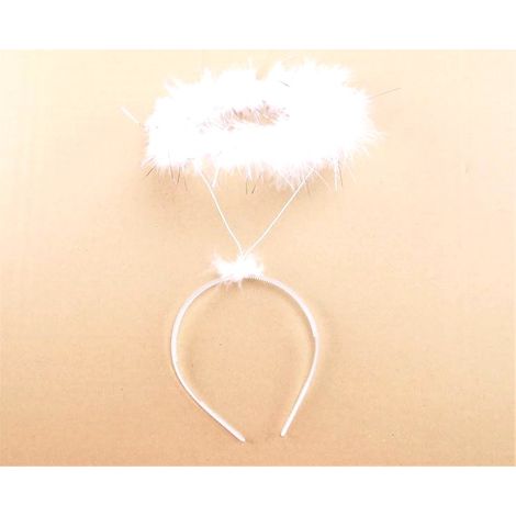 Heiligenschein-Stirnband 25cm 12St.