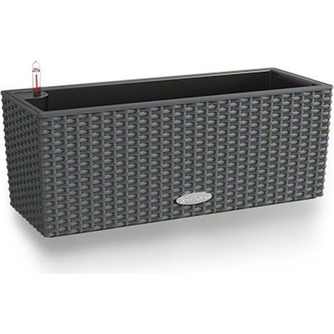 Jardiniere - Balconera cottage 50 - Kit complet - Noir graphite - 8 L - LECHUZA (1/5)
