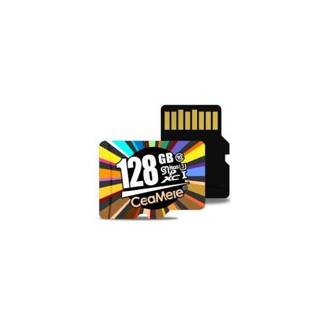 Carte micro 128Go- Convient aux caméras de surveillance, aux enregistreurs de conduite, aux téléphones portables et aux tablettes (1/5)