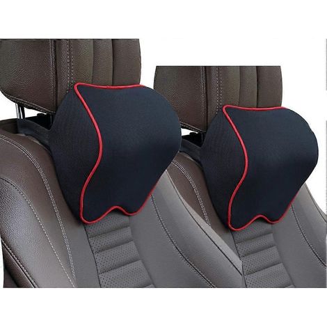 Lot de 2 coussins de soutien automatiques pour la tête et la nuque, pour soulager la fatigue cervicale et les douleurs liées au stress. (1/5)