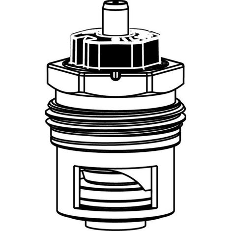 Heimeier partie supérieure de conversion de thermostat V-exact II 3700-24.300 DN 10/15/20, avec préréglage exact en continu