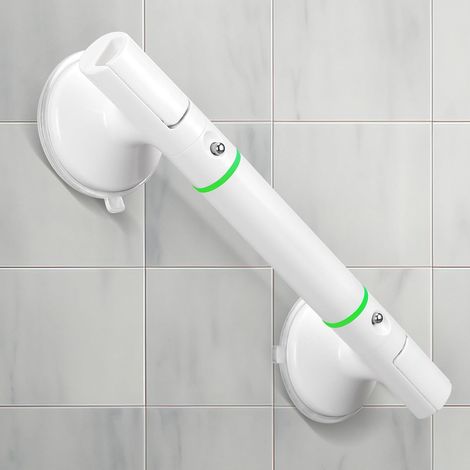 Barre de maintien WC avec ventouse – Plastique ABS antidérapant – Installation sans outils – Pour enfants et seniors (1/5)
