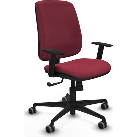 Sedia da Ufficio Piqueras y Crespo B1D036G Rosso Granato (1/5)
