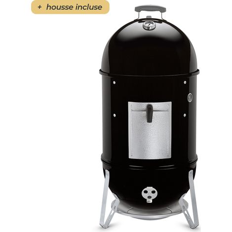 Weber – Cuisinière Smokey Mountain Ø 47 cm – Barbecue charbon avec 2 grilles de cuisson – Thermomètre intégré – 721004 (1/5)