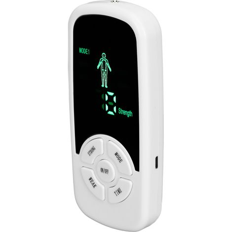 Appareil TENS de stimulation musculaire, électrodes auto-adhésives multifonctionnelles pour le massage, 6 modes de stimulation, stimulateur musculaire numérique pour la nuque (1/5)
