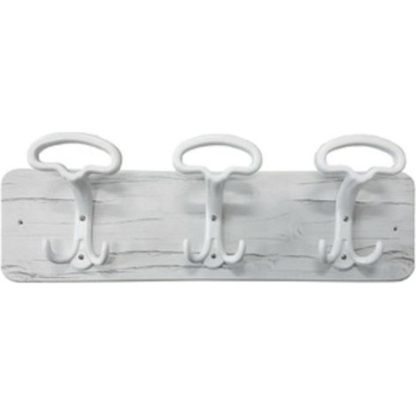 2PZ APPENDIABITI LADY SHABBY CHIC 3P CM 50X16 BIANCO (1/3)