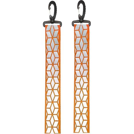 Pendentif réfléchissant de sécurité pour vélo, porte-clés réfléchissants, pendentifs en nylon haute visibilité pour enfants et adultes (1/5)