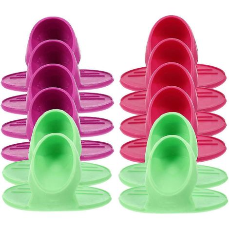 Plaques isolantes thermiques en silicone pour four à micro-ondes (36 pièces, avec clips anti-brûlure) (1/5)