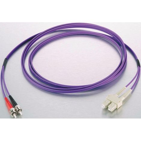 Câble fibre optique RS PRO 10m Avec connecteur / ST, OM3 Multi-mode ( Prix pour 1 )
