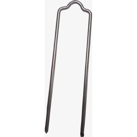 Direct Filet – Lot de 50 piquets de fixation en acier galvanisé 19cm – Pour systèmes d'irrigation goutte à goutte – Maintien optimal des tuyaux